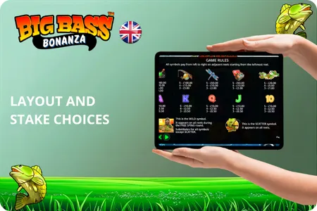 Layout and Stake Big Bass Bonanza