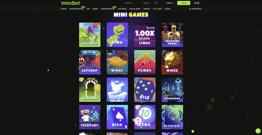 Mini‑Games Velobet